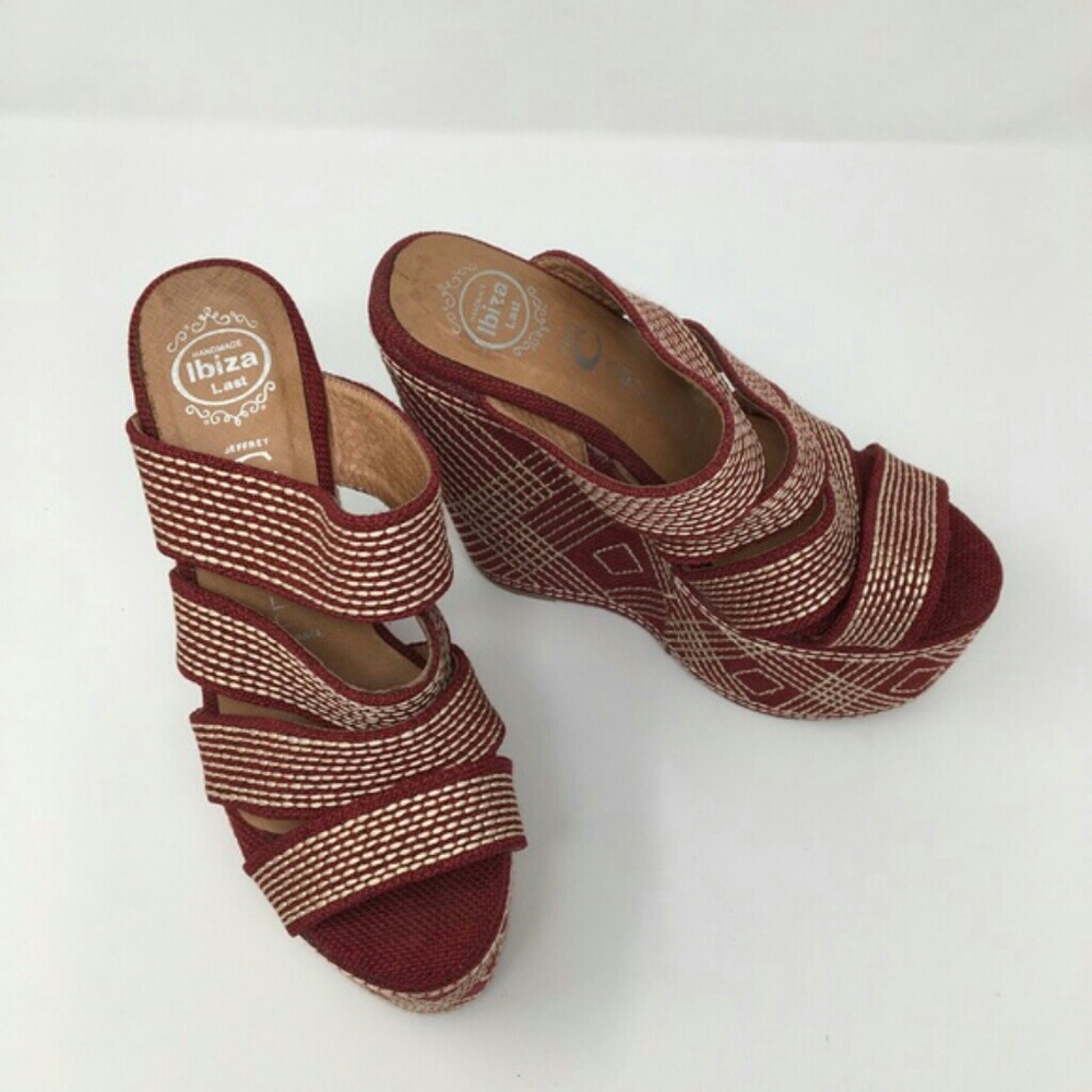 Jeffrey Campbell Elizer platform wedges size 8.5 - Picture 4 of 6
